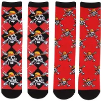 One Piece Unisexe, Chaussettes, One Piece Chaussettes pack de 2 S-M, Multicolore, (lot de 2, S)