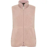 Didriksons Siv, gilet polaire, femme, vintage pink
