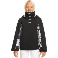 Roxy Veste de ski Galaxy pour fille, noire, avec membrane 10K, taille 152