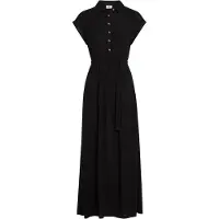 O'Neill Lori Maxi Shirt Short Sleeve Long Dress Noir XS Femme