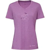 Vaude Skomer Print Iii Short Sleeve T-shirt Violet 40 Femme