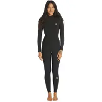 Billabong Synergy 5/4 Mm Woman Long Sleeve Back Zip Neoprene Suit Noir S Femme