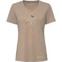 Vaude Skomer Print Iii Short Sleeve T-shirt Marron 40 Femme