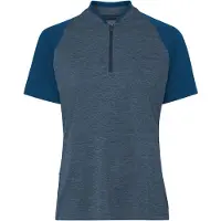 Vaude Bike Tamaro Hz Iv Short Sleeve Jersey Bleu 40 / Regular Femme