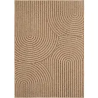 Carpetsale24 Tapis Intérieur Extérieur Imperméable Aspect Naturel Jute Idéal pour Salon Cuisine Terrasse et Balcon, Taille: 120x170 cm