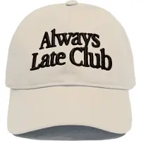 Prohibited Casquette 'Late Club' beige / chocolat