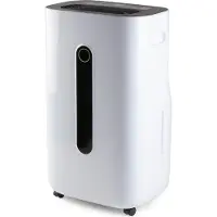 Primo PR580DH Déshumidificateur d'air - Réglable automatiquement - 20L/Jour - Convient pour Salon, Chambre, Salle de Bain et Cave - 80m³ - Blanc
