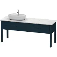Duravit Luv bâti-support pour lavabo à poser, 1733 x 570 mm, 2 tiroirs, LU9563L9898