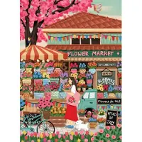 Pieces & Peace Puzzle Marché aux fleurs - 1500 Teile Puzzle