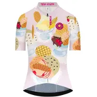 Q36.5 Maillot Gregarius Pro Team Gelato Rose Femme, Taille L