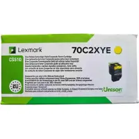 Lexmark 702XYE - À rendement extrêmement élevé - jaune - original - cartouche de toner Entreprise - pour CS510de CS510dte