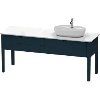Duravit Luv bâti-support pour lavabo à poser, 1733 x 570 mm, 2 tiroirs, LU9563R9898