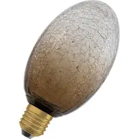 Osram LAMPE LED DECOR EN VERRE FISSURÉ, forme plate, lampe LED, matte, 3,5 W, 300 lm, 2700 K, CRI 80