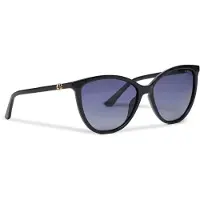 GUESS Gu00256 Woman Polarized Sunglasses Noir Smoke/CAT3 Femme
