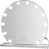 Gillian Jones Miroir de maquillage - 12 LED - Hollywood - - UneTaille - Miroir
