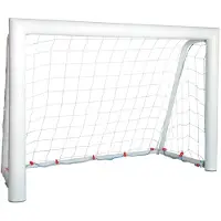 Sporti France Self-weighted Foldable Aluminum Mini Football Goal Argenté 120 x 90 x 70 cm