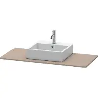 Duravit Console XSquare, 1 découpe, 800x16x550mm, XS060D04343