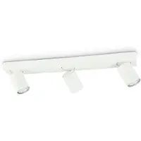 Ideal Lux RUDY GU10 plafonnier 3x dimmable blanc blanc chaud 229065