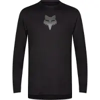 FOX Maillot vélo manches longues été - RANGER LS HEAD - Noir L