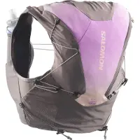Salomon - Sac de trail/running - Adv Skin 12 Gradient Set W Iron/Shadow Gray pour Femme - Taille L - Rose