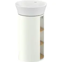 Duravit White Tulip, meuble sous-lavabo sur pied, largeur 350 x profondeur 410mm, avec compartiment ouvert, avec technologie tip-on, WT42390H536