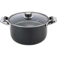 Kamille CASSEROLE 24 cm 4 L + PASSE-PUREÉ POUR FRITES ET PÂTES