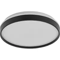 Osram Plafonnier LED Orbis Gisela 385 mm, 24 W, 3000 K blanc chaud, noir, métal avec anneau en plastique, IP20