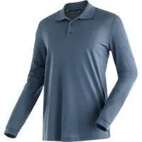 Maier Sports Ulrich Long Sleeve Polo Bleu 2XL Homme
