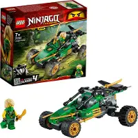 LEGO 71700 NINJAGO Legacy La voiture du brigand de la jungle de Lloyd avec la minifigure de Lloyd, kit de construction Tournoi des éléments, jouet pour filles et garçons à partir de 7 ans