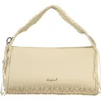 Desigual sac à main pour femme en polyuréthane beige