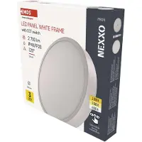 Emos Luminaire LED NEXXO blanc, 30 cm, 28,5 W, blanc chaud/neutre, ZM5153