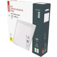 Emos Luminaire LED RIVI 30 x 30 cm, 20 W, blanc chaud-froid, dimmable avec télécommande, ZM5171