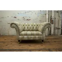 AEA Canapé Chesterfield 3pcs Set Assise Velours Garniture Design Choix de couleur Original