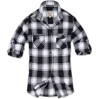 Brandit Chemisier 'Amy' noir / blanc