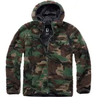 Brandit Veste en polaire chamois / marron / vert