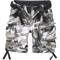 Brandit Pantalon 'Savage Vintage' gris fumé / greige / gris foncé / blanc