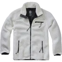 Brandit - Teddyfleece Jacke weiß - 5XL
