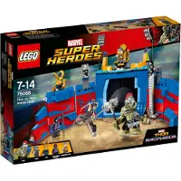 LEGO Kit de construction Super Heroes Thor contre Hulk : affrontement dans l'ar ne 76088 (492 pi ces)