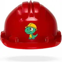 Tams Casque pour enfants - Bouchon rotatif rouge dinosaure