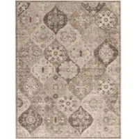 Tapis.fr Tapis lavable Sami taupe 160x220 cm