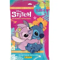 Panini Album de démarrage STITCH PHOTOCARDS, Classeur + 3 pochettes, 15 cartes