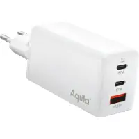 Aqiila AQWCW3PBI65W911 Chargebird W3 Ladeadapter weiß, 67 Watt