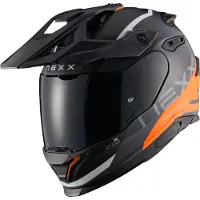 NEXX Y.Travl Quest Casque Adventure Gris/Orange/Noir XL unisex
