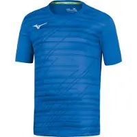 Mizuno T-shirt unisexe TEAM CHIBA - 62EAA505, couleur : bleu, taille : L