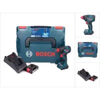Bosch GDX 18V-210 C Professional Visseuse à chocs sans fil 18 V 210 Nm Brushless + 1x batterie 2,0 Ah + chargeur + module de connectivité + L-Boxx