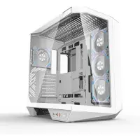 Darkflash Boîtier sans alimentation - Cube - Format ATX - DY470 - Blanc