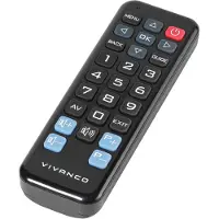 Vivanco RR Z 130 pour LG (Télécommande spécifique à l’appareil, Infrarouge), Télécommande, Noir