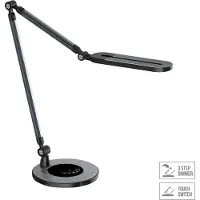 Prezent Lampe de table LED PTYAS LED/10W, 3000-6300K, gris foncé L : 587, l : 201, H : 510 Lampe de table LED PTYAS LED/10W, 3000-6300K, gris foncé L : 587, l : 201, H : 510