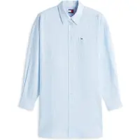 Tommy Hilfiger Robe courte TJW LINEN SHIRT DRESS EXT femmes - Bleu - EU S