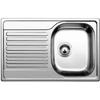 BLANCO Tipo 45 - Evier, 780x500 mm, inox brossé naturel brillant 513441